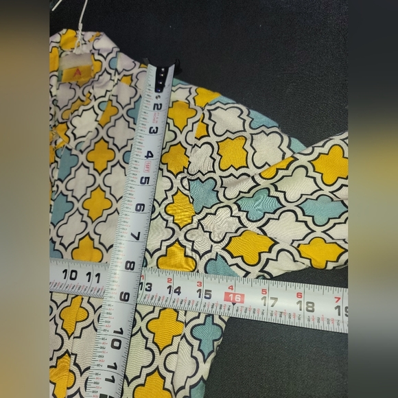 Ateesa Women's Multicolor Viscose Collared Half Sleeve Knee Length Dress Size XS - Picture 13 of 13